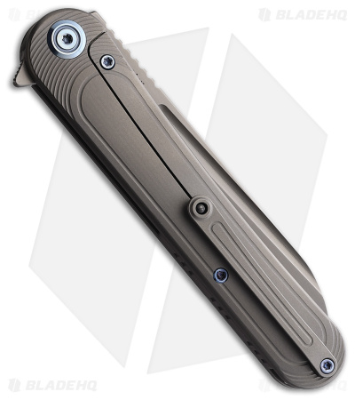 Kubey Dandy: Premium EDC Pocket Knife Gray Ti | Blade HQ