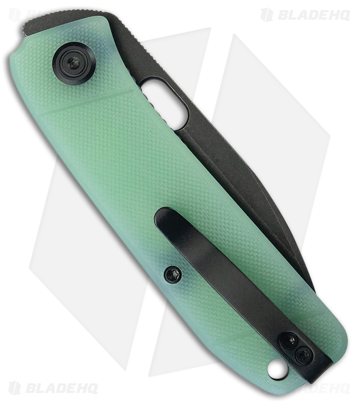 Kubey Knives Hyde Knife Jade G-10 Black SW