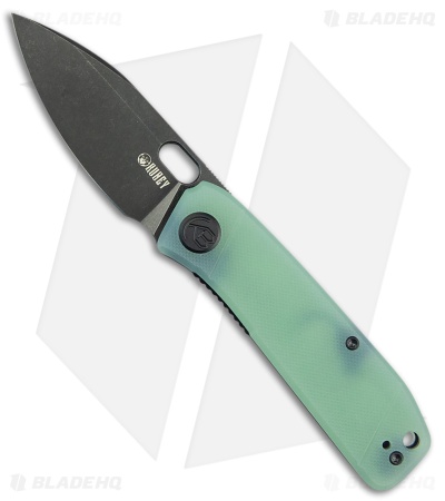 Kubey Knives Hyde Knife Jade G-10 Black SW