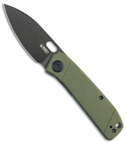 Kubey Knives Hyde Knife OD Green G-10 (BB/Black SW)