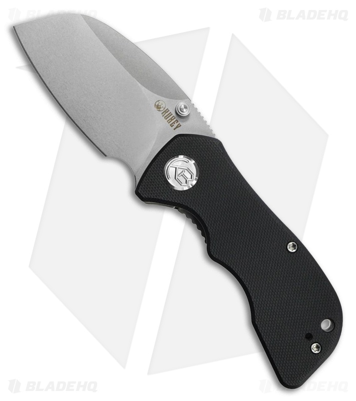 Kubey Knives Karaji Liner Lock Knife Black G-10 (2.6" Bead Blast)