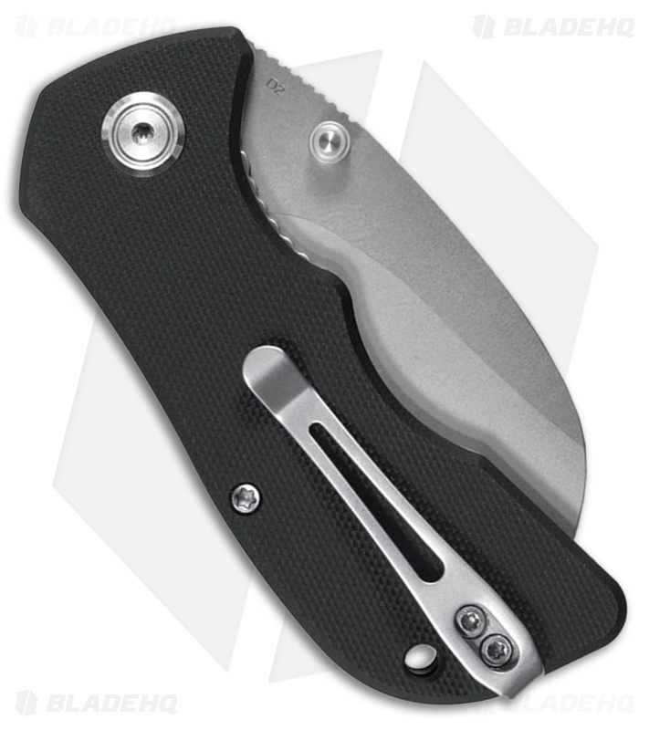 Kubey Knives Karaji Liner Lock Knife Black G-10 (2.6" Bead Blast)