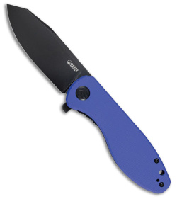 Kubey Master Chief Liner Lock Knife Blue G-10 (3.4" Black SW)