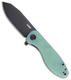 Kubey Master Chief Liner Lock Knife Jade G-10 (3.4" Black SW)