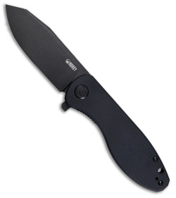 Kubey Master Chief Liner Lock Knife Black G-10 (3.4" Black SW)