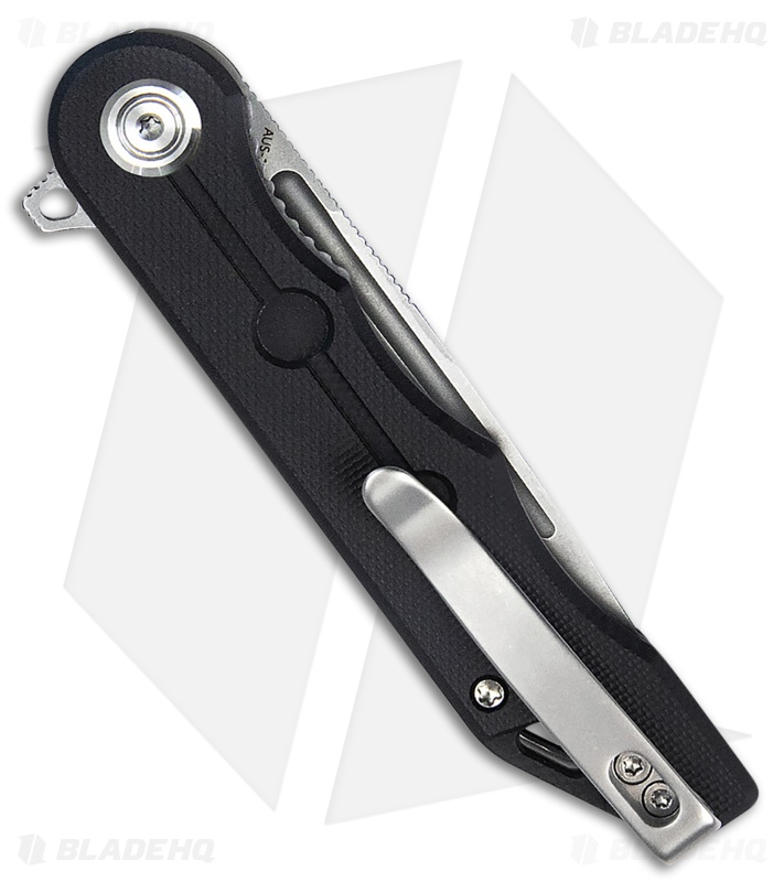 Kubey Mizo Liner Lock Knife Black G-10 (3.15" Bead Blast) KU312A