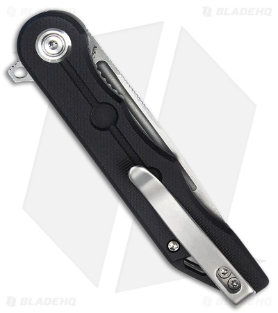 Kubey Mizo Liner Lock Knife Black G-10 (3.15" Bead Blast) KU312A