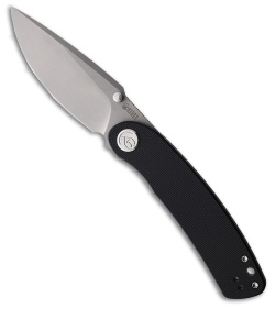 Kubey Momentum Liner Lock Knife Black G-10 (3.4" Bead Blast AUS-10A) KUB344H