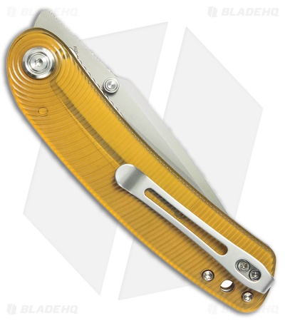 Kubey Knives Momentum Liner Lock Knife Ultem (3.5" Stonewash)