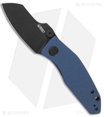 Kubey Monsterdog Liner Lock Knife Blue G-10 (2.95" Black)
