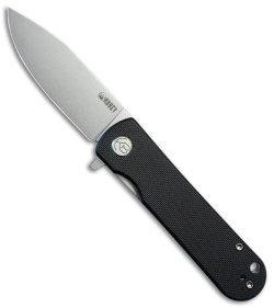 Kubey NEO Liner Lock Black G-10 (2.99" Bead Blast)
