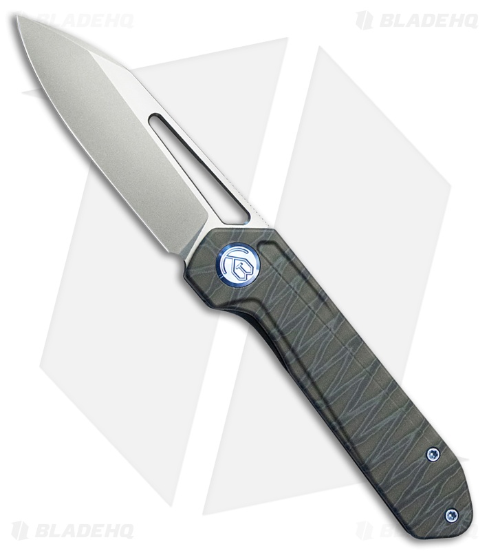 Kubey Royal Frame Lock Knife Flamed Titanium (BB) KB321N