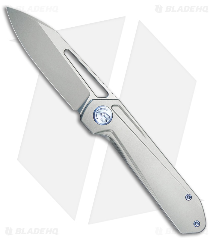 Kubey Royal Frame Lock Knife Titanium (Bead Blast) KB321I