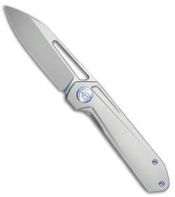 Kubey Royal Frame Lock Knife Titanium (Bead Blast) KB321I