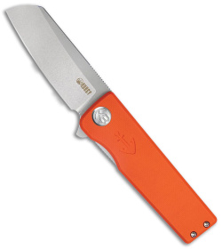 Kubey Sekira Sochi Sailor Liner Lock Knife Orange G-10 (3.1" Bead Blast)