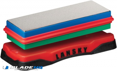 Lansky Double Side Diamond Bench Stone Medium/Fine Grit (LS09550)