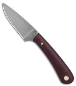 LT Wright Frontier Valley A2 Fixed Blade Double Red Micarta (3" Satin)