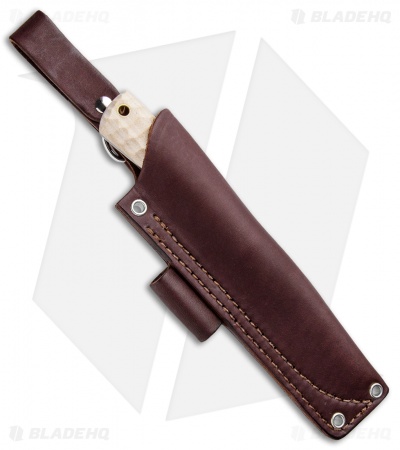 LT Wright Knives Gary Wines Bushcrafter Knife Snakeskin Micarta (4.5" Satin)