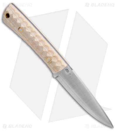 LT Wright Knives Gary Wines Bushcrafter Knife Snakeskin Micarta (4.5" Satin)