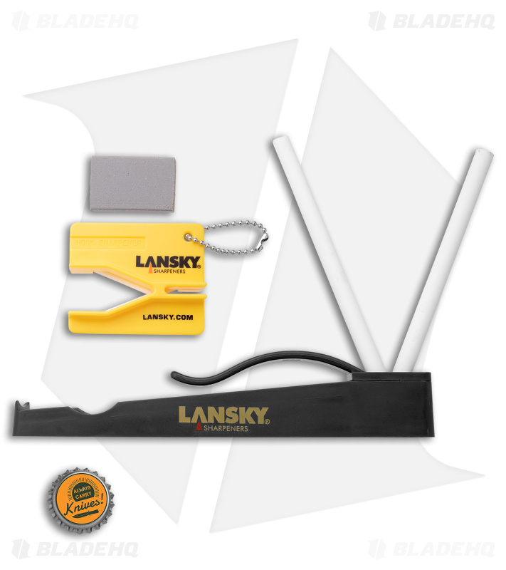 Lansky C-Clip Combo Knife Sharpener Yellow/Black/Gray