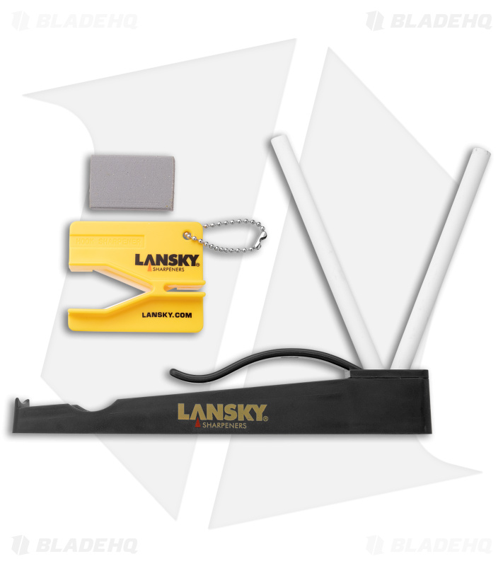 Lansky C-Clip Combo Knife Sharpener Yellow/Black/Gray