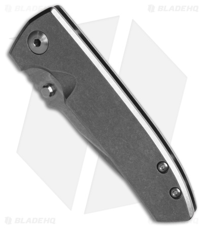 Les George VECP MagnaCut Frame Lock Knife Stonewash Titanium (3.5" SW) VECPSW