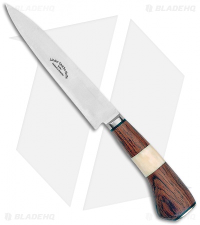 Linder Knives Gaucho 3 Fixed Blade Knife Rosewood/Bone (5.5" Satin)