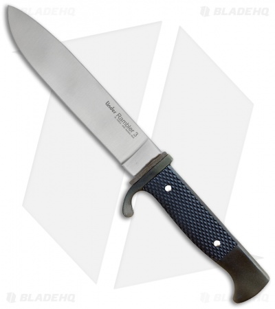 Linder Rambler 3 Fixed Blade Knife Camo/Black Checkered (5.3" Satin)