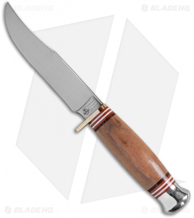 Linder Knives Rehwappen Sabels Fixed Blade Knife Rosewood (4" Satin) 