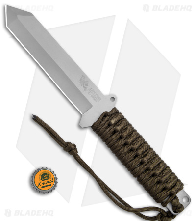 Linton Platypus Knife | Green Paracord L-97063A - Blade HQ
