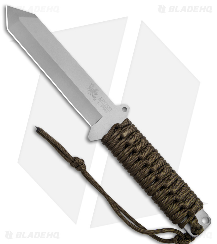 Linton Platypus Knife | Green Paracord L-97063A - Blade HQ