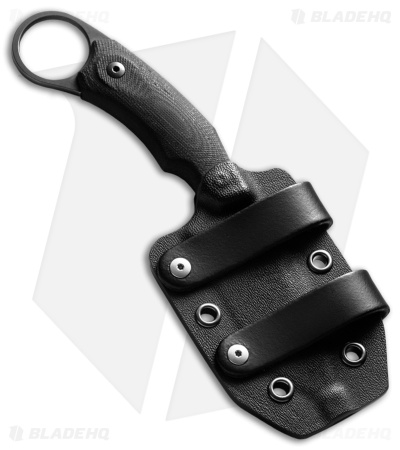 LionSteel Tomasso Rumici H2 Fixed Blade Knife G-10 (3.25" Black)