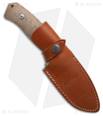LionSTEEL M3 Hunting Fixed Blade Natural Micarta (4.25" Satin)