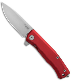 LionSteel Myto Frame Lock Knife M390 Steel Red Aluminum (3.3" Satin) *DISC*