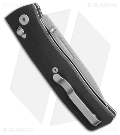 LionSTEEL NiNi Crossbar Lock Knife Black G-10 (2.7" Satin)