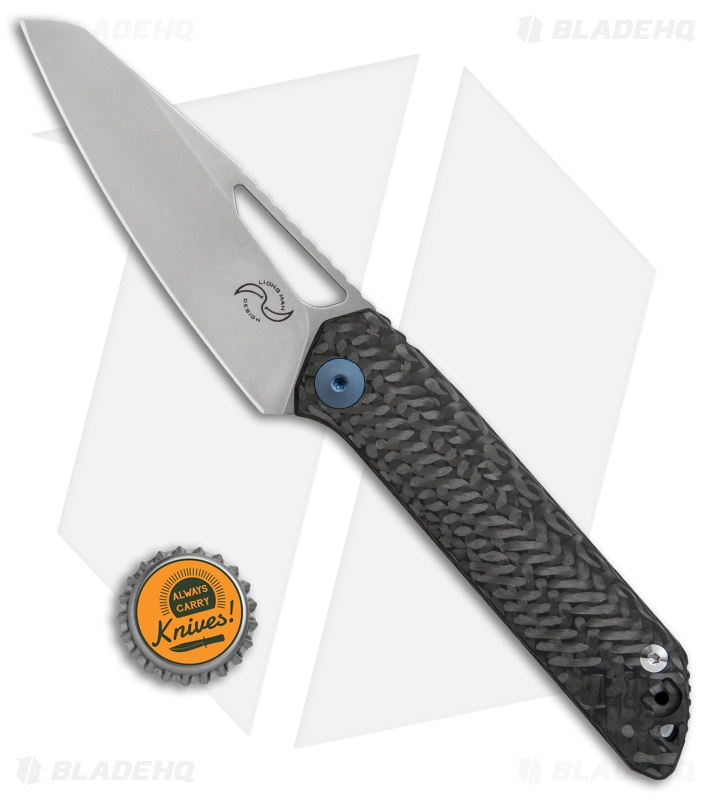 Liong Mah Design KUF Kitchen Utility Frame Lock Carbon Fiber (3.8" Stonewash)