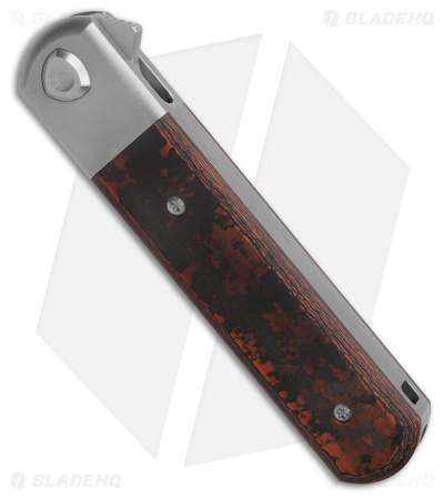 Liong Mah Design T-1 Frame Lock Knife Mars Valley Fat CF/Ti (3.5" Satin)
