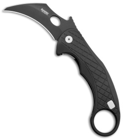 LionSteel Emerson L.E.One Karambit Folding Knife Black Al (3.25" Black MagnaCut)