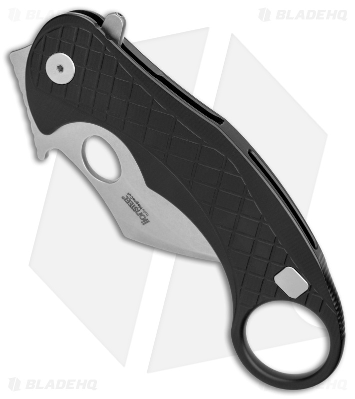 LionSteel Emerson L.E.One Karambit Folding Knife Black Al (3.25" SW MagnaCut)