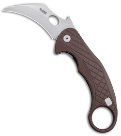 LionSteel Emerson L.E.One Karambit Folding Knife Brown Al (3.25" SW MagnaCut)