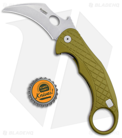 LionSteel Emerson L.E.One Karambit Folding Knife Green Al (3.25" SW MagnaCut)