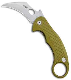 LionSteel Emerson L.E.One Karambit Folding Knife Green Al (3.25" SW MagnaCut)