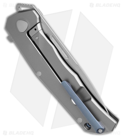 LionSteel Q4ttro Frame Lock Knife Titanium + Carbon Fiber Inlay (3.1" Satin)