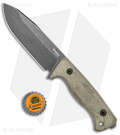 LionSteel T6 Knife | Green Micarta + Black SW - Blade HQ