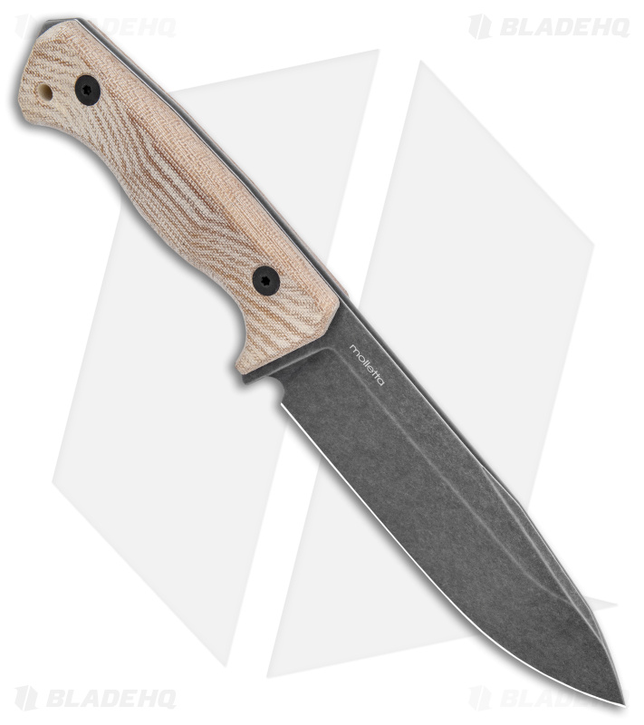 LionSteel T6 Knife Natural Micarta + Black SW - Blade HQ