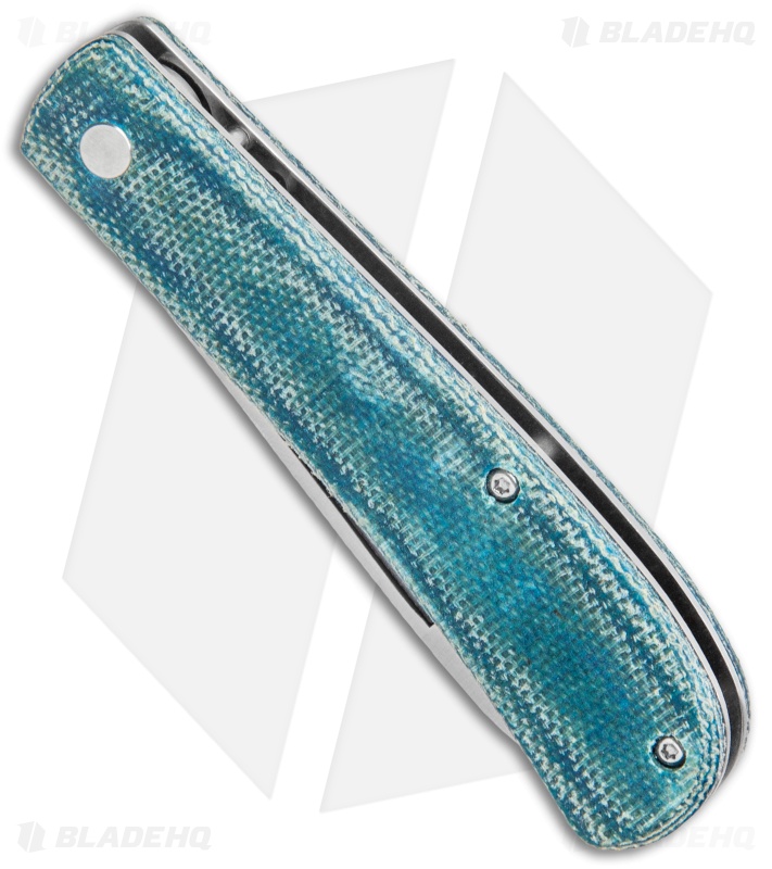 Lord & Field Outfitters Dungaree Liner Lock Knife Blue Micarta (3.1" Satin)