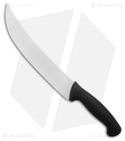 Lulucut Fixed Blade Butcher Knife Black Polymer (10" Satin) P035-0103B10