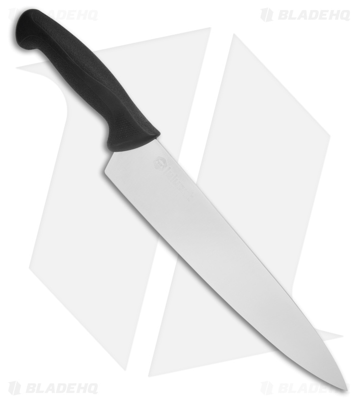 Lulucut Fixed Blade Chef Knife Black Polymer (10" Satin) P035-0201B10