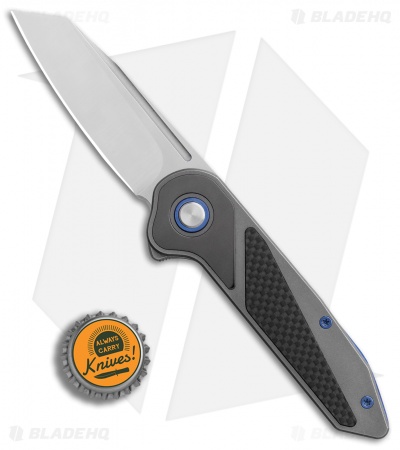 Luma Blades Merc Commander Frame Lock Knife Zirc/CF/Ti (3.3" Satin)