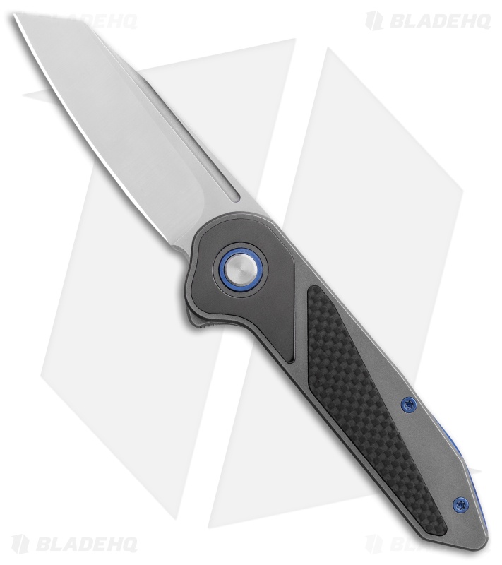 Luma Blades Merc Commander Frame Lock Knife Zirc/CF/Ti (3.3" Satin)